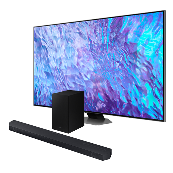 PACK CINE 2023: TV Samsung 85" QLED Direct Full Array TQ85Q83CATXXC + Barra de sonido Q600C